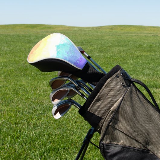 Gemarmerde Draaierige Boho Abstract Genderfaun Pri Golfheadcover (Insitu)
