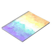 Gemarmerde Draaierige Boho Abstract Genderfaun Pri Notitieboek (Linkerzijde)