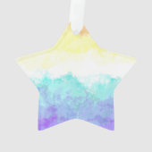 Gemarmerde Draaierige Boho Abstract Genderfaun Pri Ornament (achterkant)