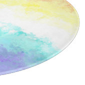 Gemarmerde Draaierige Boho Abstract Genderfaun Pri Snijplank (Hoek)