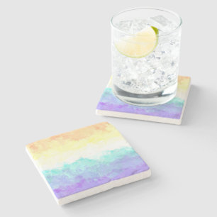 Gemarmerde Draaierige Boho Abstract Genderfaun Pri Stenen Onderzetter