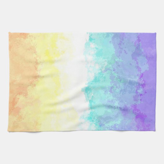 Gemarmerde Draaierige Boho Abstract Genderfaun Pri Theedoek (Horizontaal)
