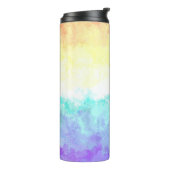 Gemarmerde Draaierige Boho Abstract Genderfaun Pri Thermosbeker (Gedraaid links)