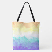 Gemarmerde Draaierige Boho Abstract Genderfaun Pri Tote Bag (Achterkant)