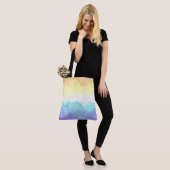 Gemarmerde Draaierige Boho Abstract Genderfaun Pri Tote Bag (Op model)