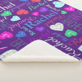 Gemarmerde edelstenen, aangepaste naam Rachel Sherpa Deken (3/4)