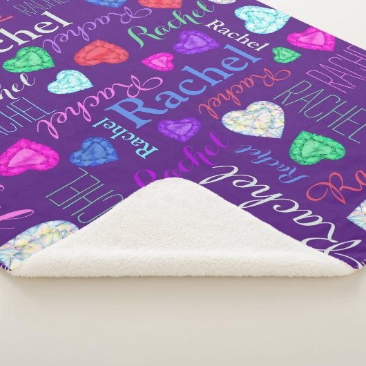 Gemarmerde edelstenen, aangepaste naam Rachel Sherpa Deken (3/4)