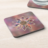 Gemarmerde Galaxies Cork Onderzetter (Linkerzijde)