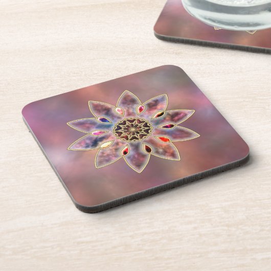 Gemarmerde Galaxies Cork Onderzetter (Linkerzijde)