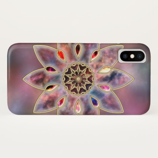 Gemarmerde Galaxies iPhone Case-Mate Case (Achterkant (horizontaal))