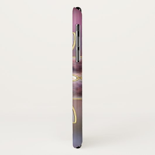 Gemarmerde Galaxies iPhone Case-Mate Case (Achterkant/links)