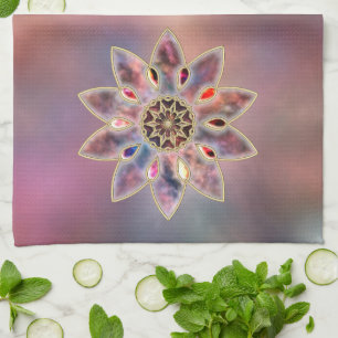 Gemarmerde Galaxies Kitchen Towel Theedoek