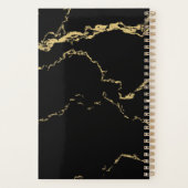 Gemarmerde Gouden Koninklijke Leeuw Planner (Achterkant)