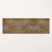 Gemarmerde gouden natte ceder art patroon yoga mat (Voorkant (horizontaal))