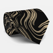 Gemarmerde gouden Stropdas (Opgerold)