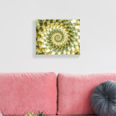 Gemarmerde haaien - Mandelbrot Art Canvas Afdruk (Insitu (Woonkamer))