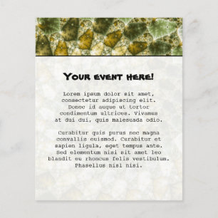 Gemarmerde haaien - Mandelbrot Art Flyer