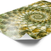 Gemarmerde haaien - Mandelbrot Art Foto Afdruk (Hoek)