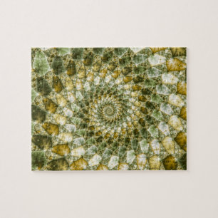 Gemarmerde haaien - Mandelbrot Art Legpuzzel