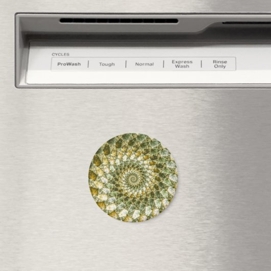 Gemarmerde haaien - Mandelbrot Art Magneet (Insitu (Vaatwasser))