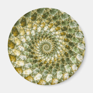 Gemarmerde haaien - Mandelbrot Art Magneet