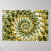 Gemarmerde haaien - Mandelbrot Art Poster (Voorkant)