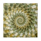 Gemarmerde haaien - Mandelbrot Art Tegeltje (Voorkant)