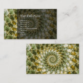 Gemarmerde haaien - Mandelbrot Art Visitekaartje (Voorkant / Achterkant)