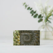 Gemarmerde haaien - Mandelbrot Art Visitekaartje (Staand voorkant)