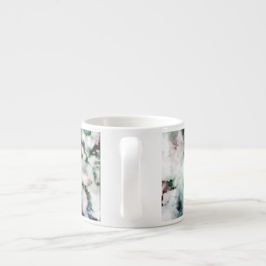 gemarmerde kwarttextuur espresso kop (Achterkant)