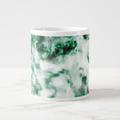 gemarmerde kwarttextuur grote koffiekop (Voorkant)