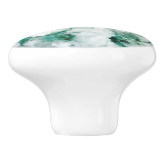 gemarmerde kwarttextuur keramische knop (Zijkant)