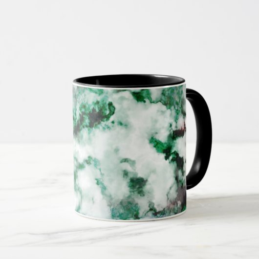 gemarmerde kwarttextuur mok (Voorkant rechts)