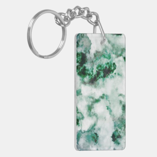 gemarmerde kwarttextuur sleutelhanger (Voorkant Links)