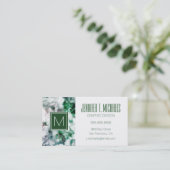 gemarmerde kwarttextuur visitekaartje (Staand voorkant)