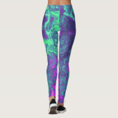 Gemarmerde Neon Leggings (Achterkant)