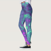 Gemarmerde Neon Leggings (Links)