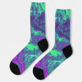 Gemarmerde Neon Socks Sokken (Links)