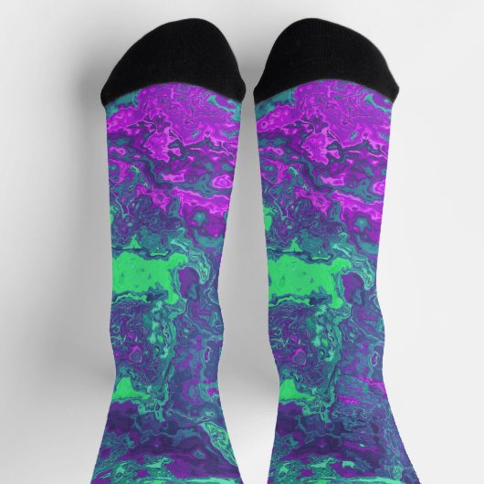 Gemarmerde Neon Socks Sokken (Top)