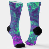 Gemarmerde Neon Socks Sokken (Gebogen)