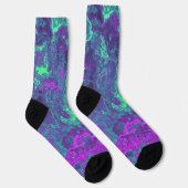 Gemarmerde Neon Socks Sokken (Rechts)