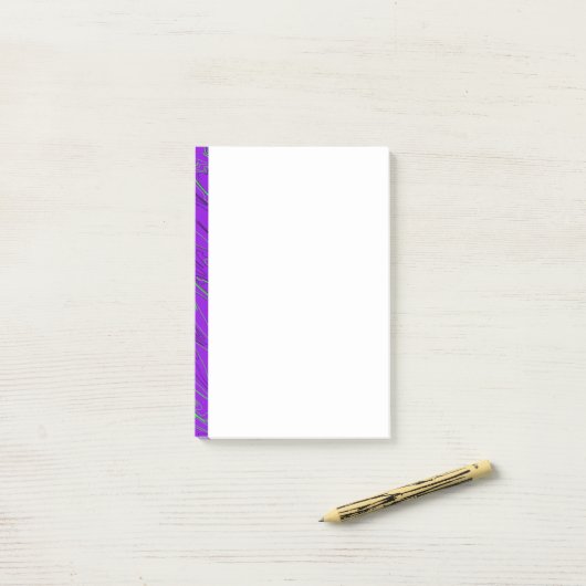 Gemarmerde Paarse Post-it Nota's Post-it® Notes (Op bureau)