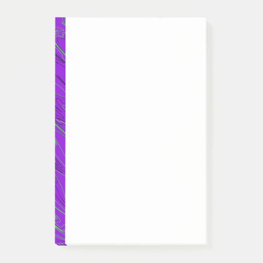 Gemarmerde Paarse Post-it Nota's Post-it® Notes (Voorkant)