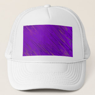 Gemarmerde Paarse Trucker Hat Pet
