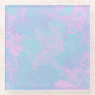 Gemarmerde Pastel Glazen Onderzetter