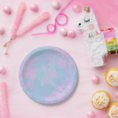 Gemarmerde Pastel Papieren Bordje (Feest)