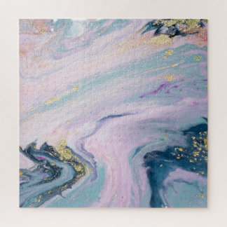 Gemarmerde pastelkleuren, luxe achtergrond. legpuzzel