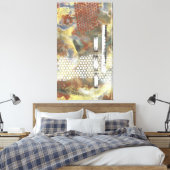 Gemarmerde pixels II Canvas Afdruk (Insitu (Slaapkamer))