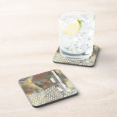 Gemarmerde pixels II Drankjes Onderzetter (Rechterzijde)