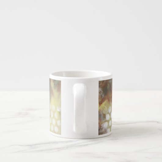 Gemarmerde pixels II Espresso Kop (Achterkant)